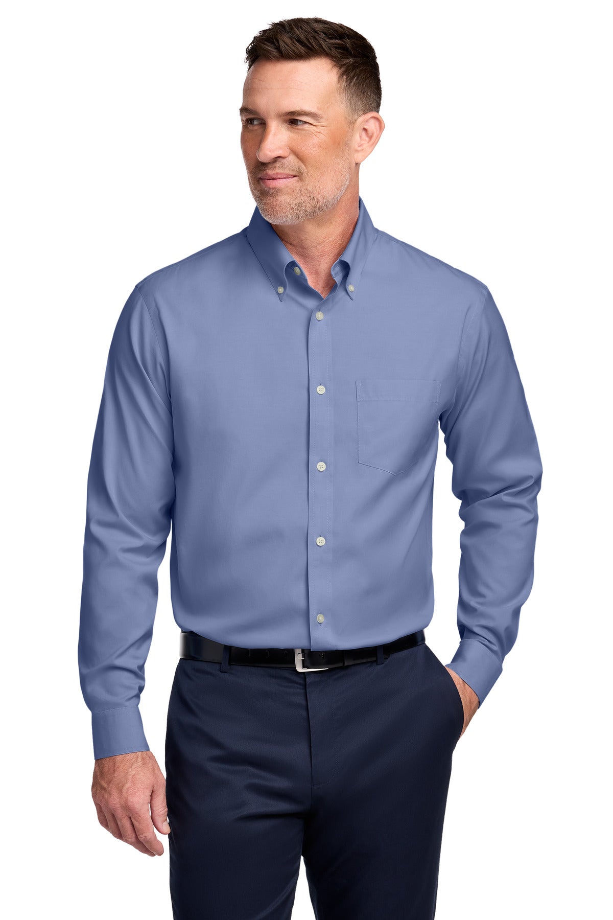 Brooks Brothers® Wrinkle-Free Stretch Pinpoint Shirt BB18000