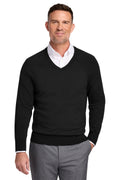 Brooks Brothers® Cotton Stretch V-Neck Sweater BB18400