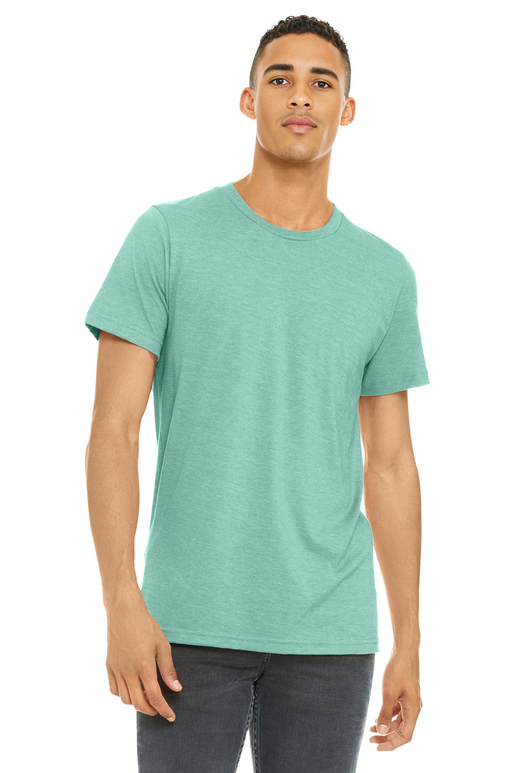 BELLA+CANVAS ® Unisex Heather CVC Short Sleeve Tee. BC3001CVC