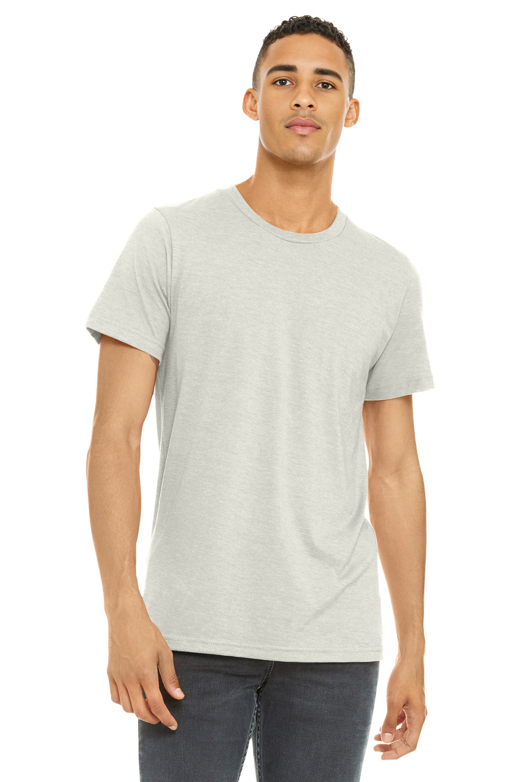 BELLA+CANVAS ® Unisex Heather CVC Short Sleeve Tee. BC3001CVC