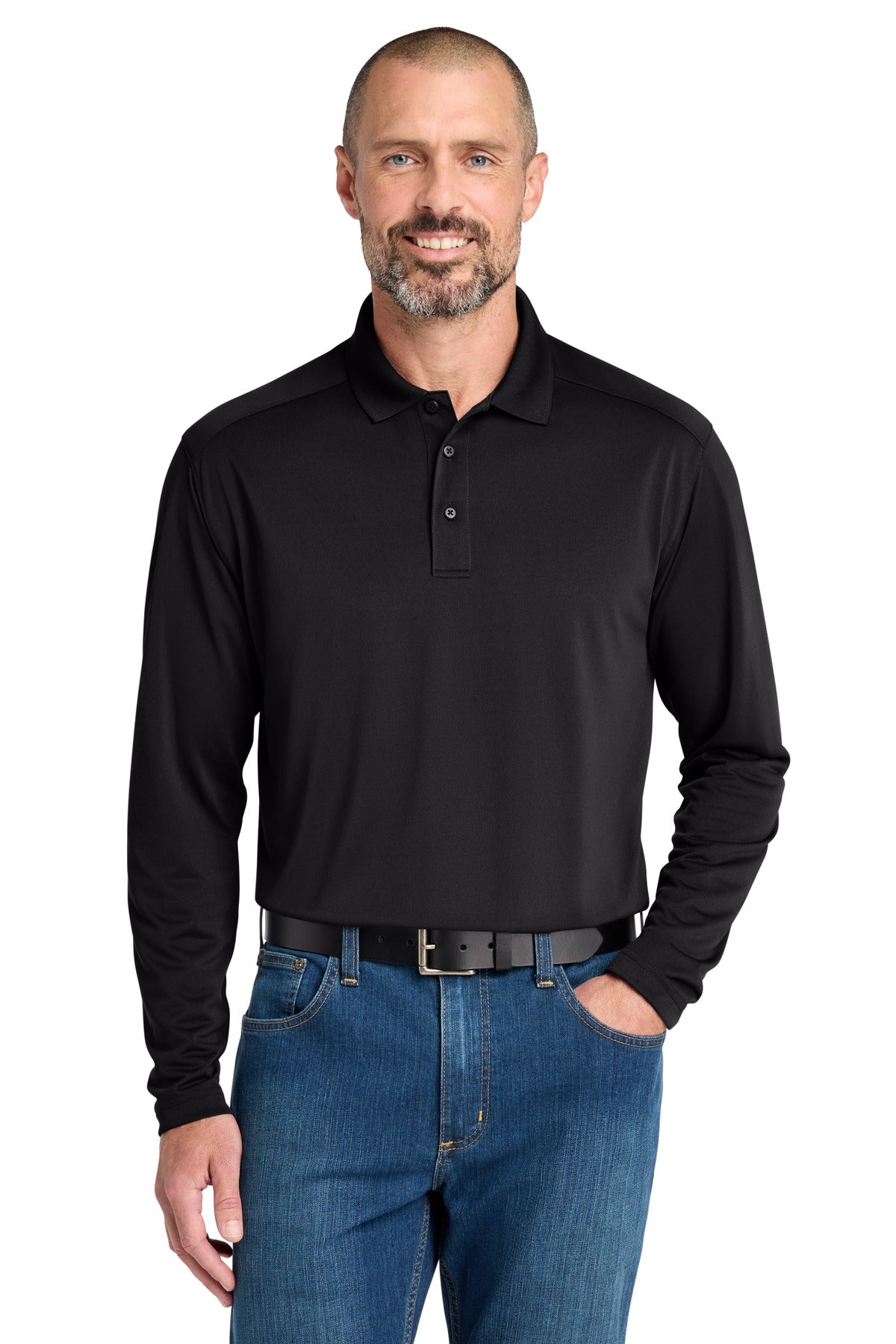 CornerStone® Select Lightweight Snag-Proof Long Sleeve Polo CS418LS