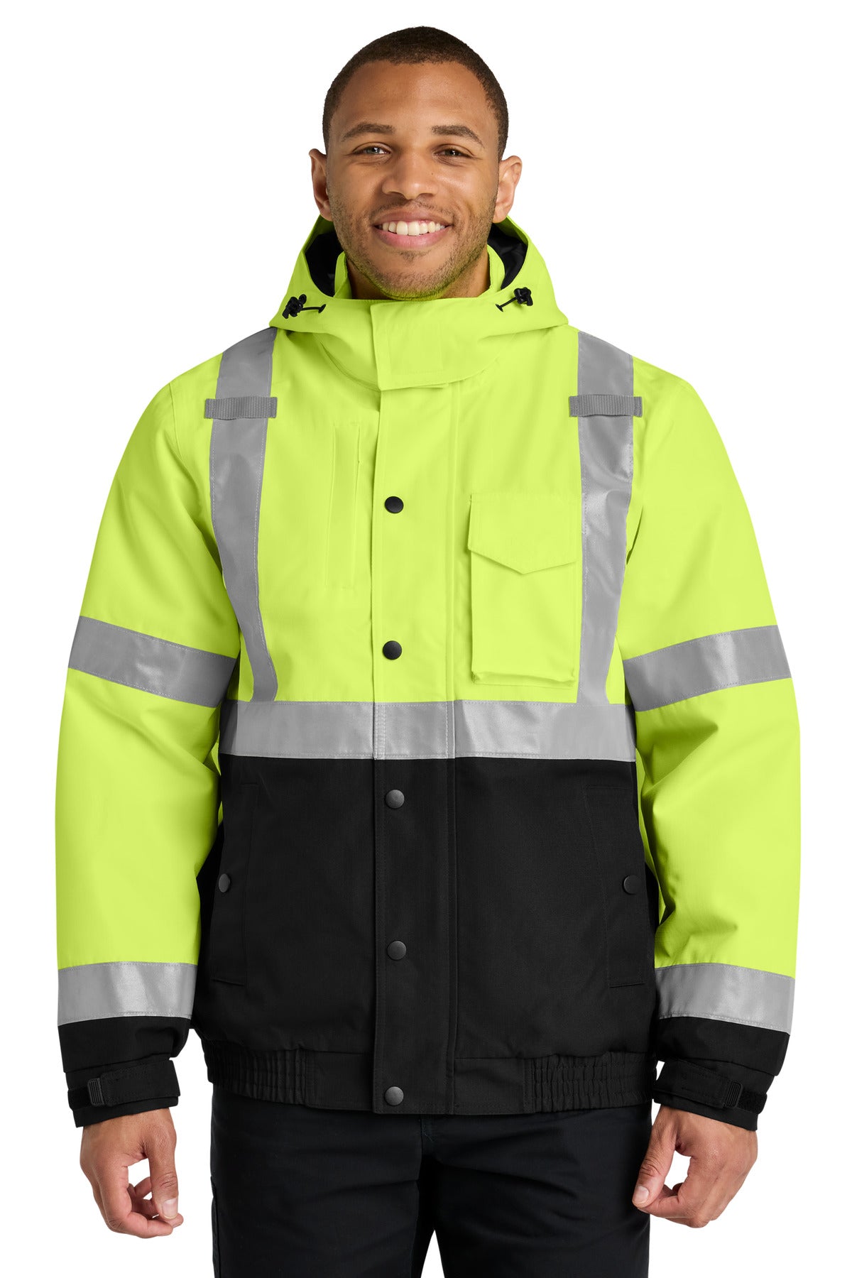 CornerStone® ANSI 107 Class 3 Waterproof Insulated Ripstop Bomber Jacket CSJ501