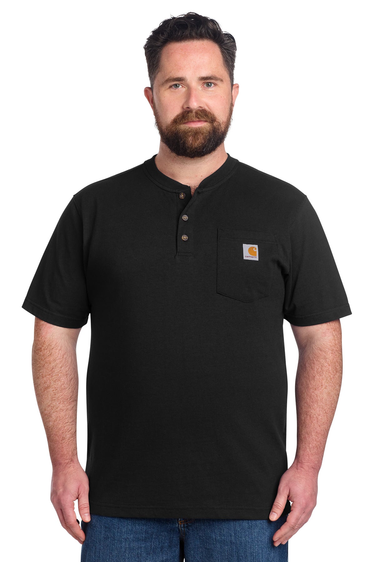 Carhartt® Short Sleeve Henley T-Shirt CTK84