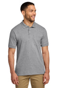 Port & Co™ Core Blend Jersey Knit Pocket Polo. KP55P