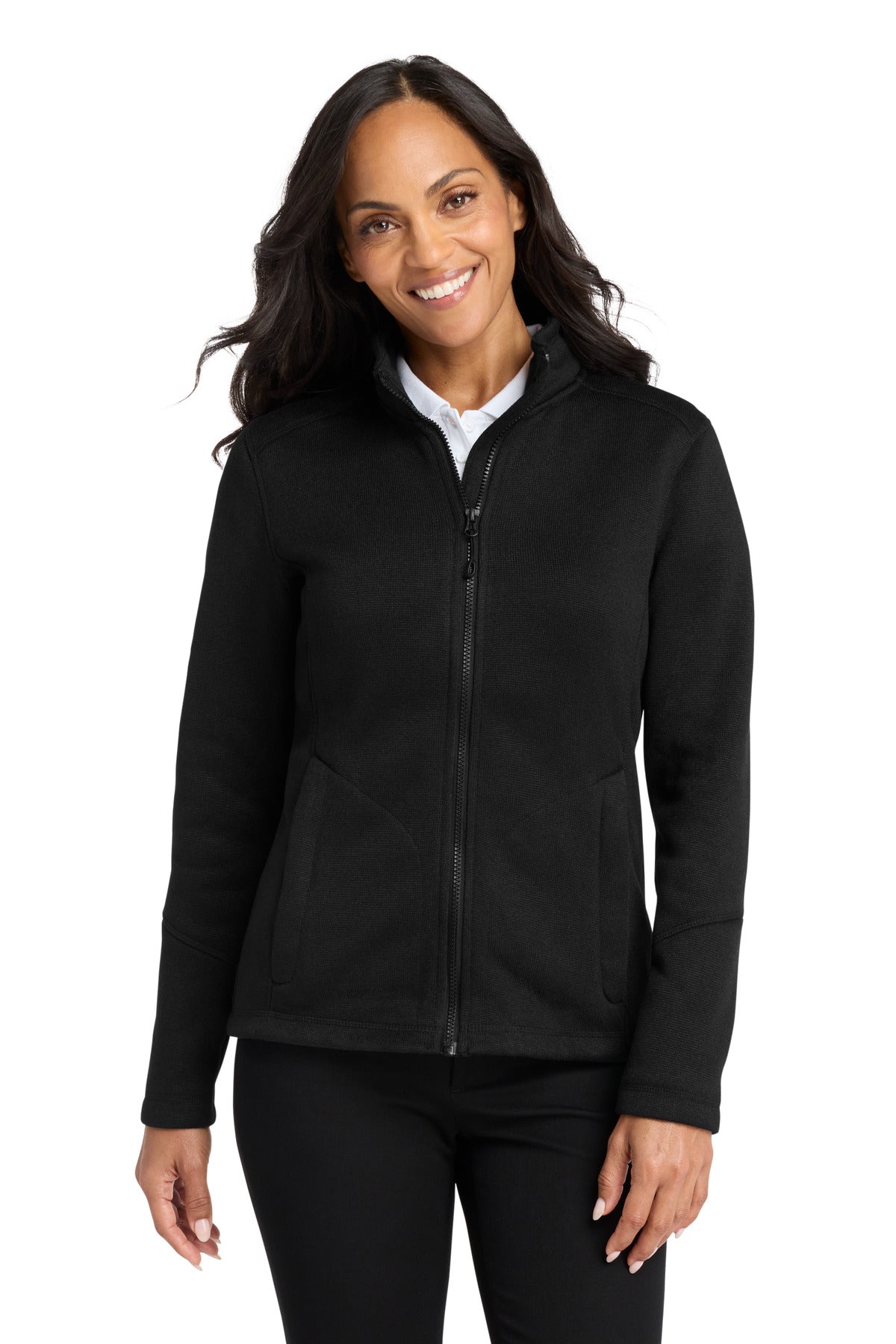 Port Authority® Women's Arc Sweater Fleece Jacket L428
