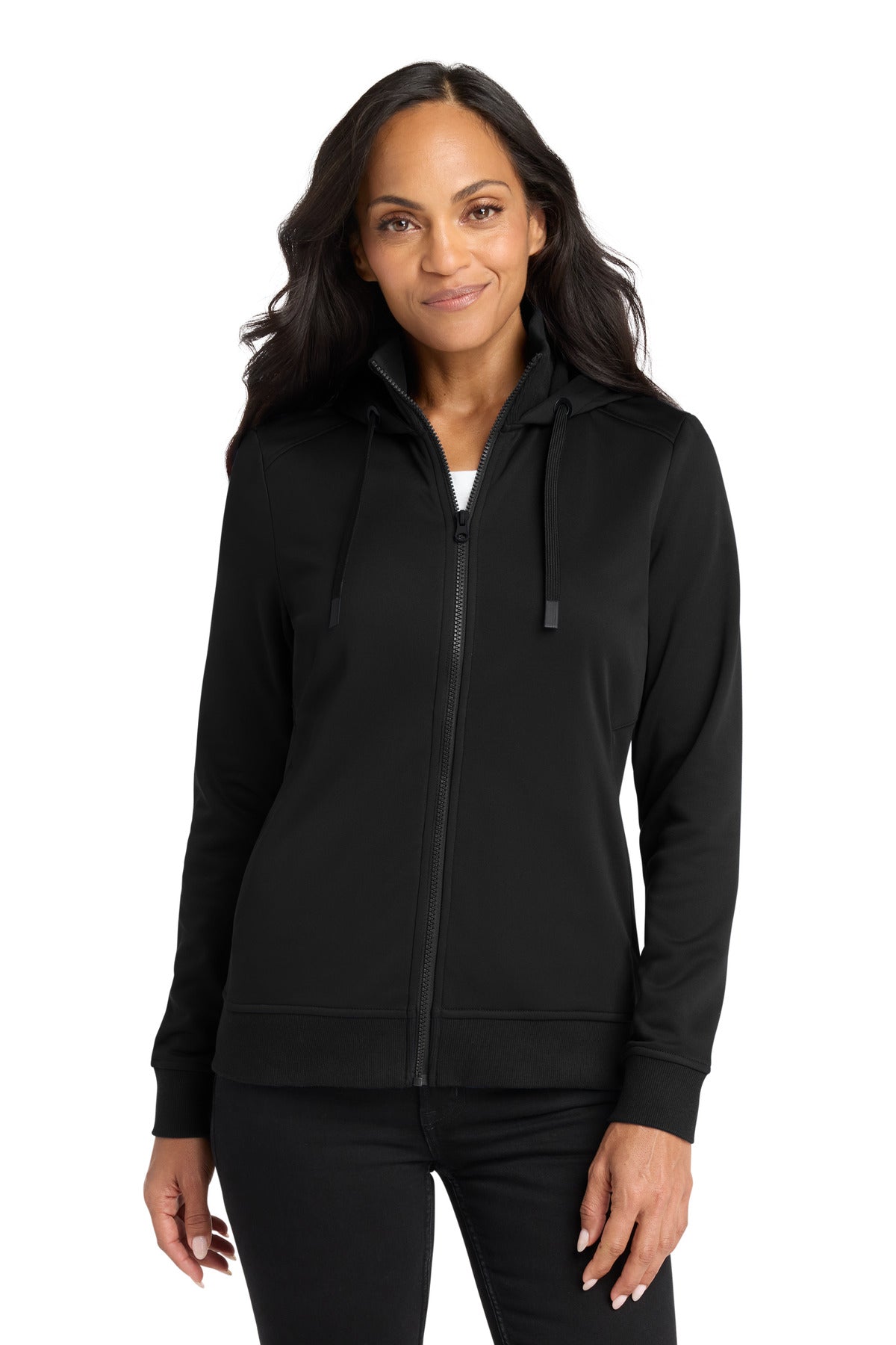 Port Authority® Women's Smooth Fleece Hooded Jacket L814